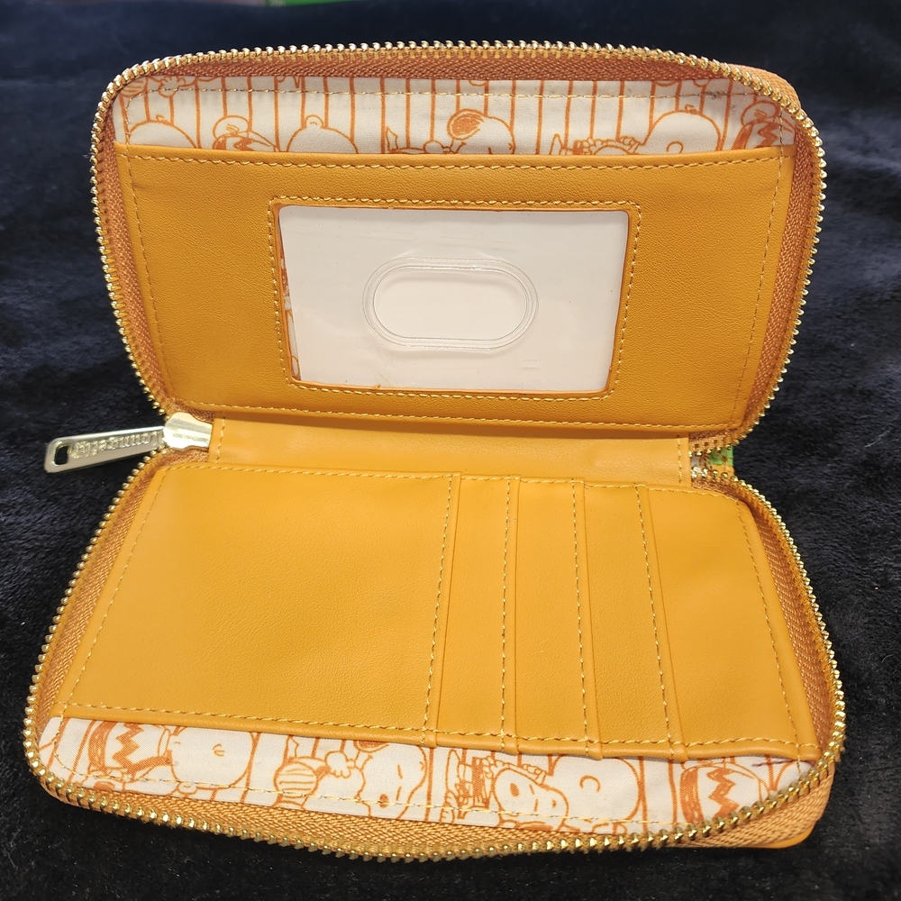Loungefly Yellow Wallet with Peanuts Design - Picture 3 of 3